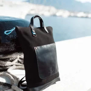 Mochila reciclada negra Urban Bag - Edición limitada Puerto Banús
